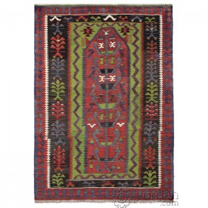 Turkish Kilim Eshme- 3.3'X4.7'/1X1.4 Mt.