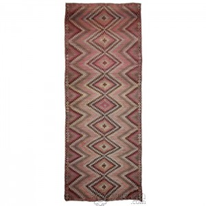 Turkish Kilim Kars- 5.6'X14.6'/1.7X4.5 Mt.