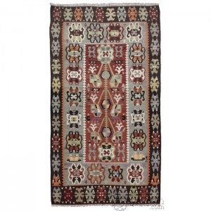 Turkish Kilim Eshme- 3.7'X6.7'/1.1X2.1 Mt.