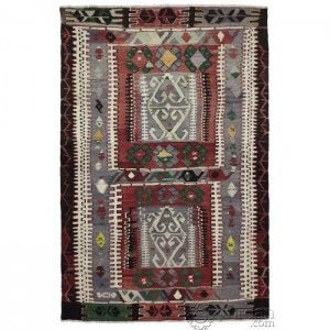 Turkish Kilim Eshme- 3.9'X4'/1.2X1.2 Mt.