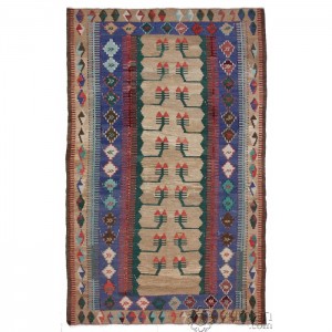 Turkish Kilim Konya- 4.3'X6.9'/1.3X2.1 Mt.