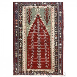 Turkish Kilim Konya- 4.9'X7.2'/1.5X2.2 Mt.