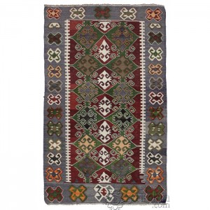 Turkish Kilim Eshme- 2.7'X4.3'/0.8X1.3 Mt.