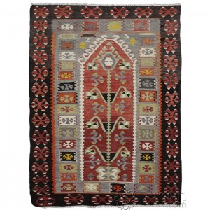 Turkish Kilim Eshme- 3.3'X4.3'/1X1.3 Mt.