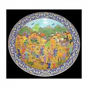 Iznik Design Ceramic Plate