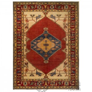 Turkish Carpet - Oushak Carpet - 5.6'X7.6'/1.7X2.3 Mt.