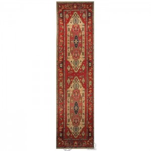 Turkish Carpet - Oushak Carpet - 3.3'X12.3'/1X3.8 Mt.