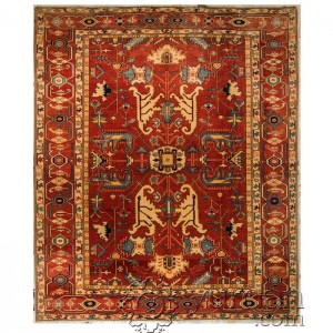 Turkish Carpet - Oushak Carpet - 7.9'X9.4'/2.4X2.9 Mt.