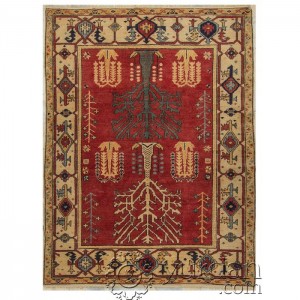 Turkish Carpet - Oushak Carpet - 3.8'X5.2'/1.2X1.6 Mt.