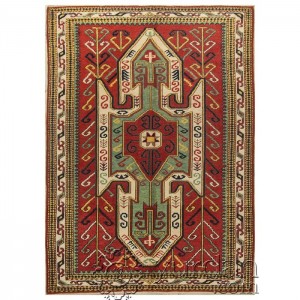 Kazak Carpet - 3.5'X4.9'/1.1X1.5 Mt.