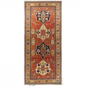 Kazak Carpet - 3.4'X7.9'/1X2.4 Mt.