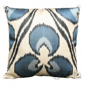 Silk Ikat Pillow Cover