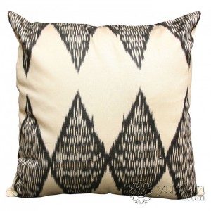 Silk Ikat Pillow Cover