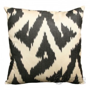 Silk Ikat Pillow Cover