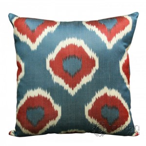 Silk Ikat Pillow Cover