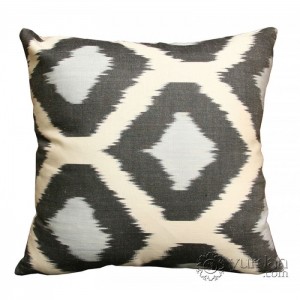 Silk Ikat Pillow Cover