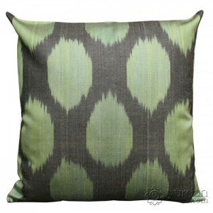 Silk Ikat Pillow Cover