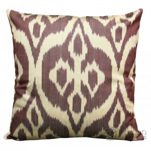 Silk Ikat Pillow Cover