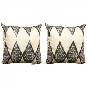 Silk Ikat Pillow Cover Set