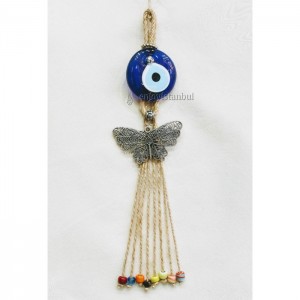 Turkish Evil Eye - Glass Wall Hanging