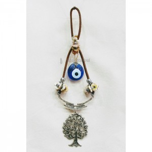 Turkish Evil Eye - Glass Wall Hanging