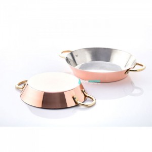 Copper Conical Frying Pan - Large