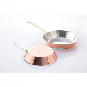 Copper Conical Frying Pan - Small