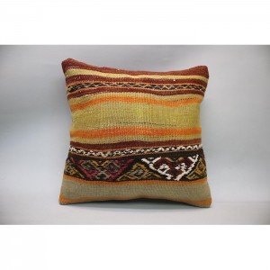 Kilim Pillow Cover (16''X16''-40X40cm)