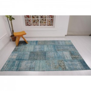 Vintage Patchwork  Rug - 5.6'X7.9'/1.7X2.4 Mt.