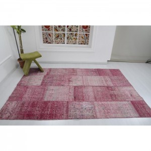 Vintage Patchwork  Rug - 5.7'X8.5'/1.7X2.6 Mt.