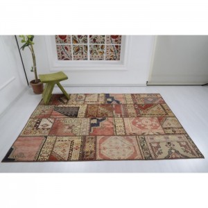 Vintage Patchwork  Rug - 5.5'X7.8'/1.7X2.4 Mt.