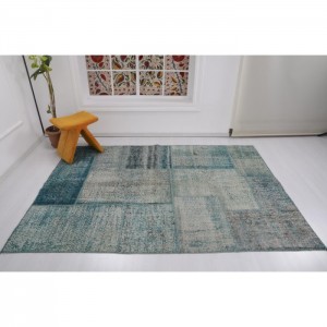 Vintage Patchwork  Rug - 6'X7.9'/1.8X2.4 Mt.