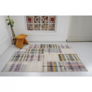 Vintage Patchwork  Rug - 5.5'X7.9'/1.7X2.4 Mt.