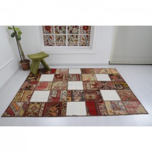 Vintage Patchwork  Rug - 5.7'X8'/1.7X2.5 Mt.