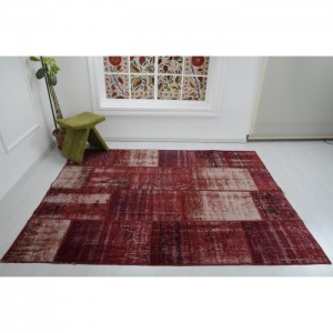 Vintage Patchwork  Rug - 6'X7.9'/1.8X2.4 Mt.