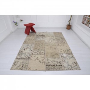 Vintage Patchwork  Rug - 5.9'X8'/1.8X2.4 Mt.