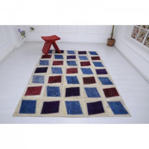 Vintage Patchwork  Rug - 5.8'X8.2'/1.8X2.5 Mt.