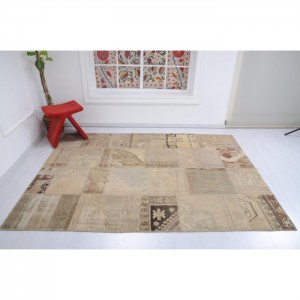 Vintage Patchwork  Rug - 5.7'X8'/1.8X2.4 Mt.