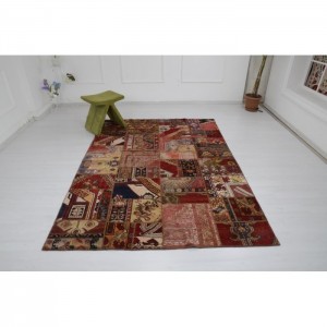 Vintage Patchwork  Rug - 5.7'X8'/1.7X2.4 Mt.