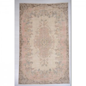 Vintage Turkish Hand-knotted Area Rug - 5.8'X7.8'/1.8X2.4 Mt.