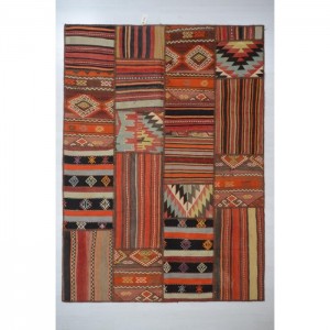 Vintage Patchwork  Rug - 5.7'X7.9'/1.8X2.4 Mt.