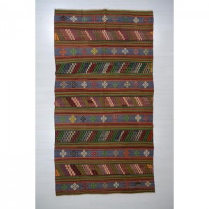 Anatolian Kilim Rug- 5.4'X10'/1.7X3.1 Mt.