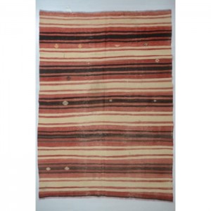 Anatolian Kilim Rug- 6'X8.4'/1.8X2.6 Mt.