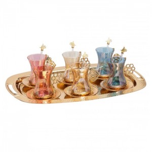 Luxury Gold Color Tea Set