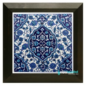 Iznik Ceramic Tile with Frame