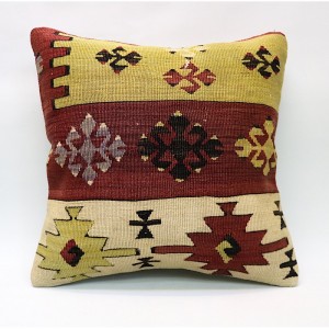 Kilim Pillow Cover (16''X16''-40X40cm)