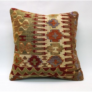 Kilim Pillow Cover (16''X16''-40X40cm)