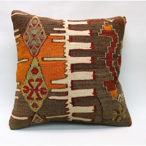 Kilim Pillow Cover (16''X16''-40X40cm)