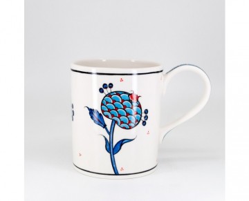 Handmade Porcelain Mug - Pomegranate