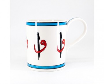 Handmade Porcelain Mug - Elif - Vav